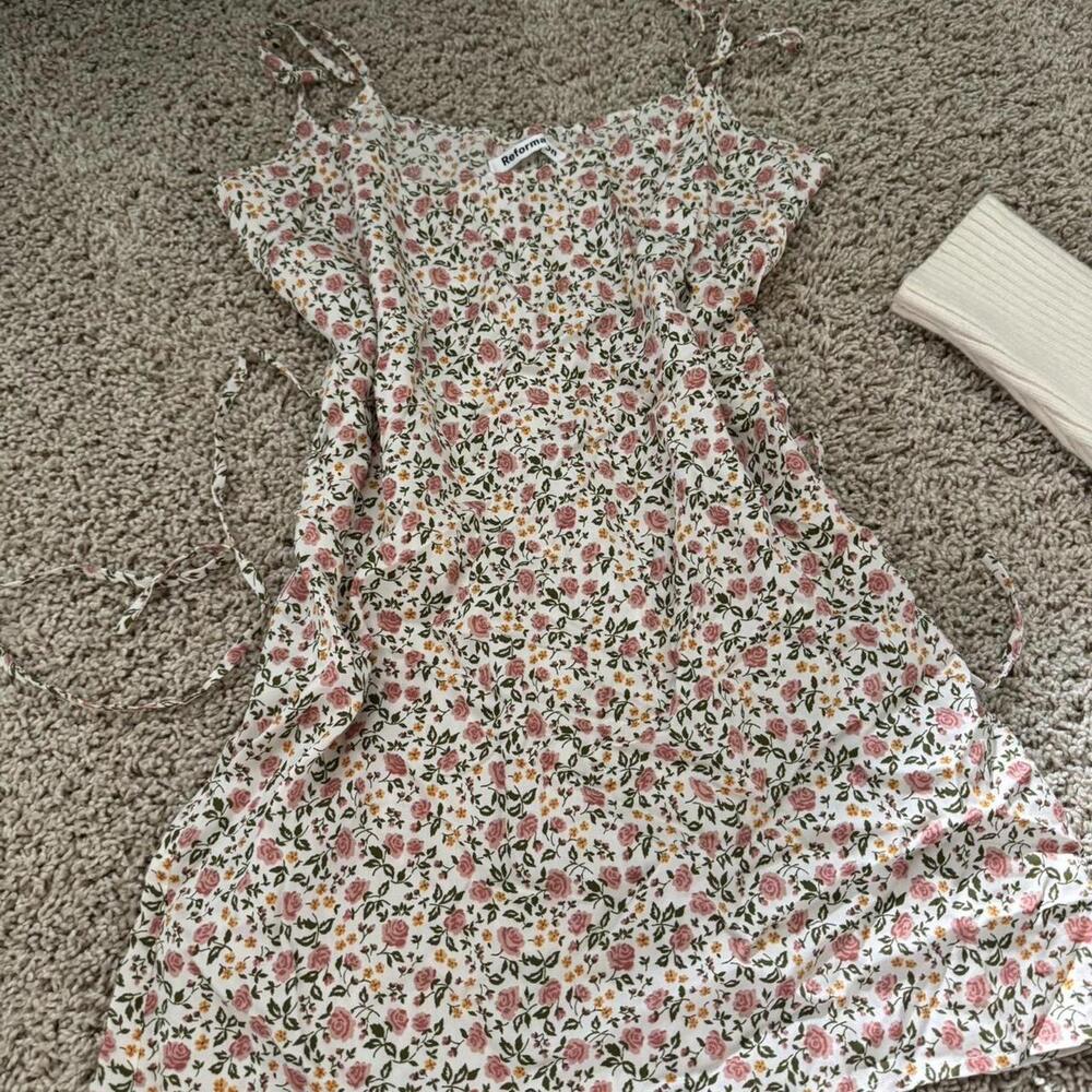 Reformation Women's Multi and White Dress